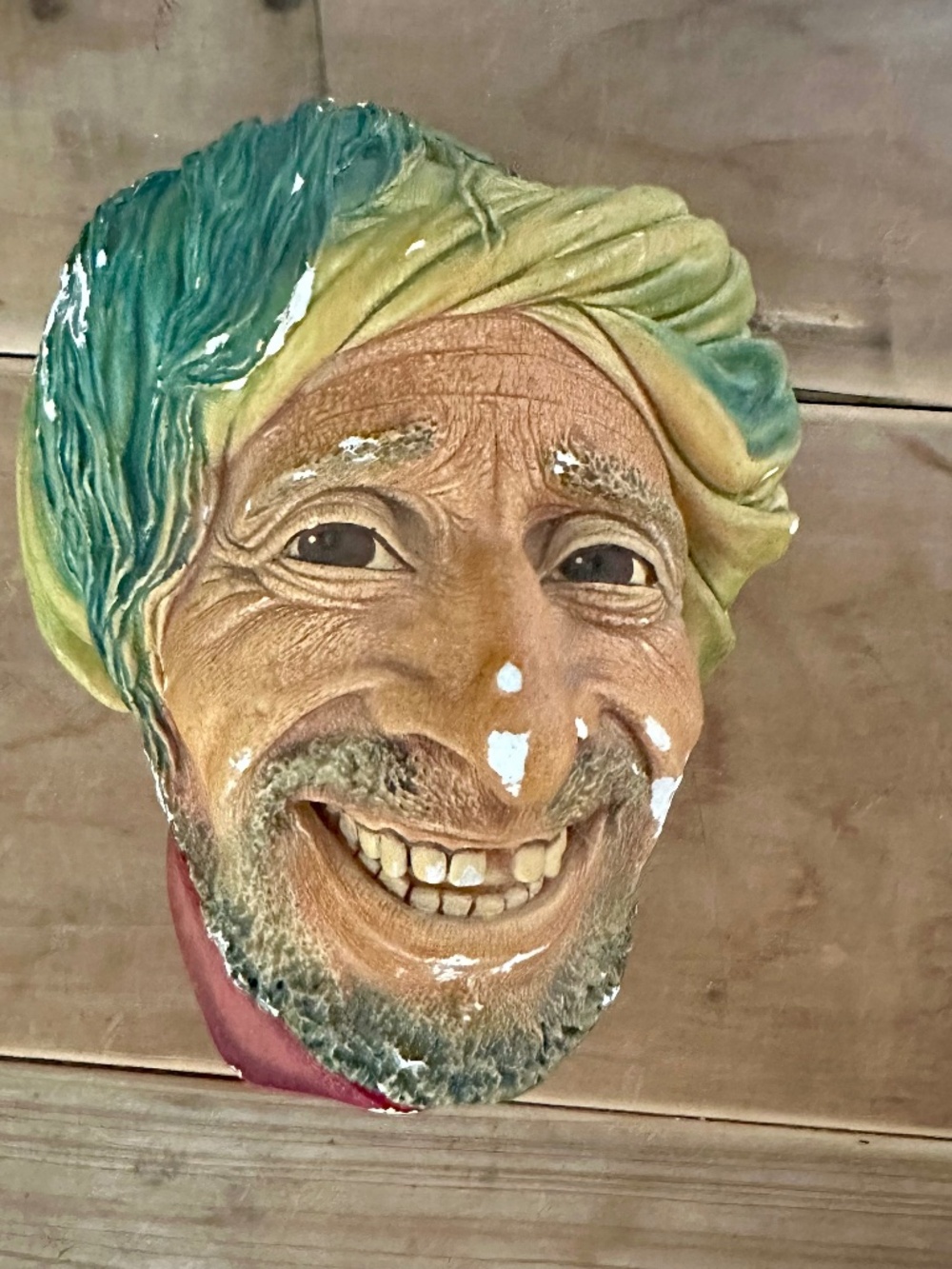 Bossons Head Chalkware Wall Art KURD 1963 Made in England
